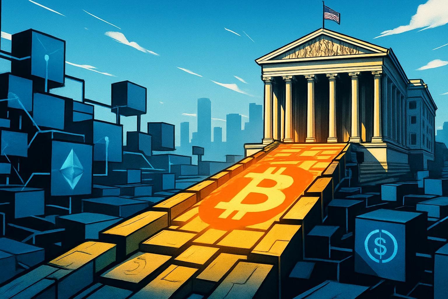 La CFTC américaine a annoncé la libération du BTC, de l'ETH et de l'USDC comme marge et garantie pour les contrats dérivés.